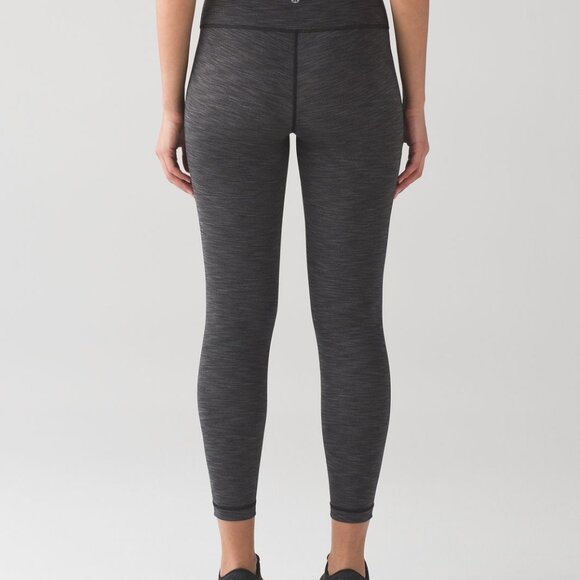Lululemon High Times Pant Heathered Black size 12 - Picture 1 of 14